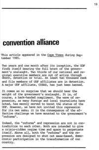 Convention alliance