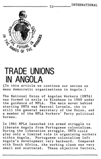 Trade unions in Angola