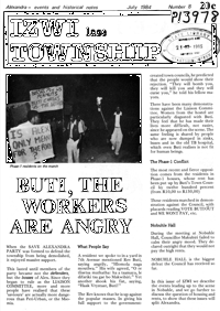Izwi lase Township July 1984