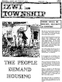 Izwi lase Township June 1982