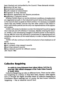 Collective Bargaining