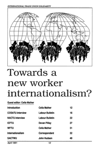 Towards a new worker internationalism