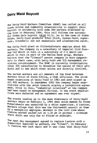 Dairy Maid boycott