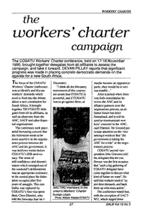 The workers charter campaign