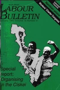 South African Labour Bulletin Volume 15 Number 5 January 1991