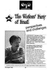 The Workers` Party of Brazil