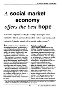 A social market economy offers the best hope