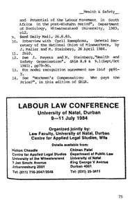 Labour Law Conference