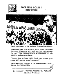 Workers` Poetry Competition