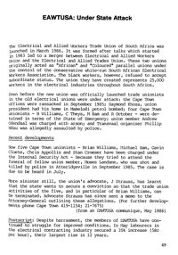 EAWTUSA: under state attack