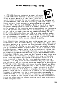Statistics and economic notes for trade unions
