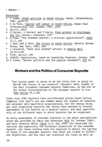 Workers and the politics of consumer boycotts