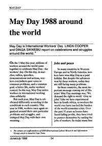 May Day 1988 around the world