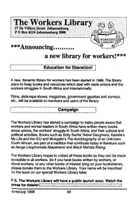 The Workers Library