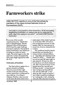 Farmworkers strike