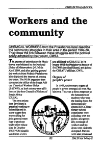 Workers and the community
