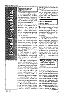Broadly speaking