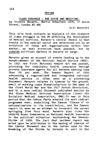 Review: Class struggle - The State and Medicine by Vincente Navarro, Martin Robertson 1978