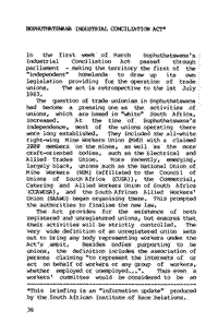 Bophuthatswana Industrial Conciliation Act