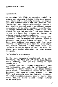 Hlobane mine accident