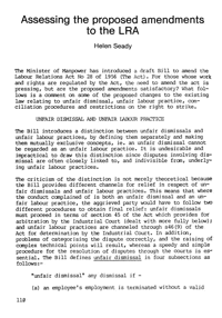 Assessing the proposed amendments to the LRA