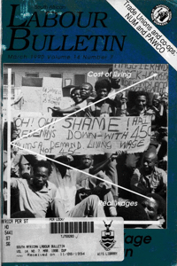 South African Labour Bulletin Volume 14 Number 7 March 1990