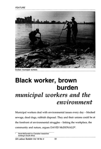 Black worker, brown burden