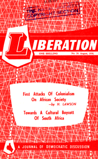 Liberation Number 20 August 1956