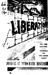 Liberation Number 3 June 1953