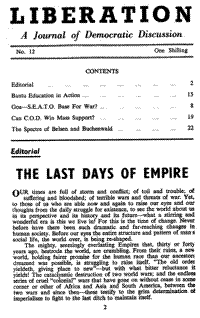 Editorial: The last days of Empire