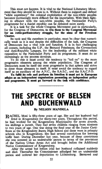 The spectre of Belson and Buchenwald