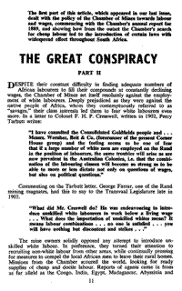 The great conspiracy. Part 2