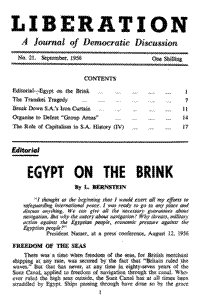 Editorial: Egypt on the brink