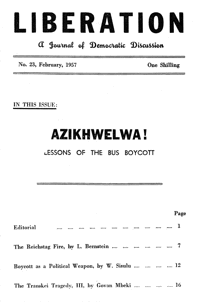 Liberation Number 23 1957