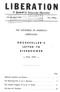 Liberation Number 24 April 1957