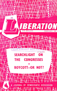Liberation Number 29 February 1958