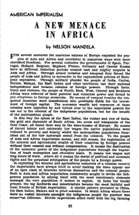 American imperialism: A new menace in Africa