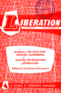 Liberation Number 33 October 1958