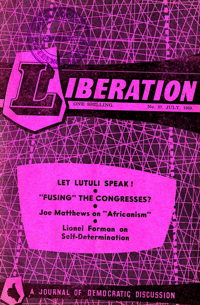 Liberation Number 37 July 1959