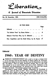 1960: Year of destiny