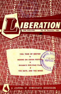 Liberation Number 39 December 1959