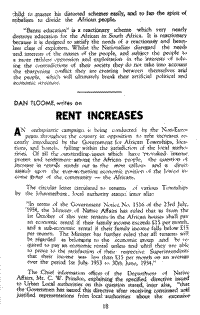 Rent increases