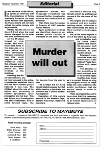 Murder will out