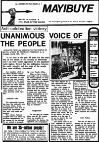 Mayibuye Number 6 1981 Year of the Youth