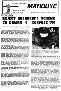 
Mayibuye Number 8  August 1979 Year of the Spear
