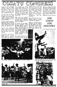 COSATU Congress: one union, one industry