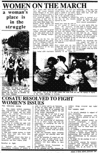 Women on the march - a womans place is in th