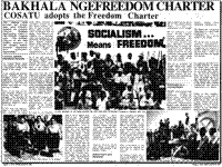 Bakhala ngeFreedom Charter: COSATU adopts the Freedom Charter