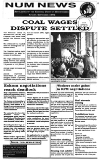 NUM News August 1992