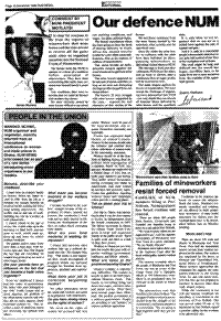 Families of mineworkers resist forced removal